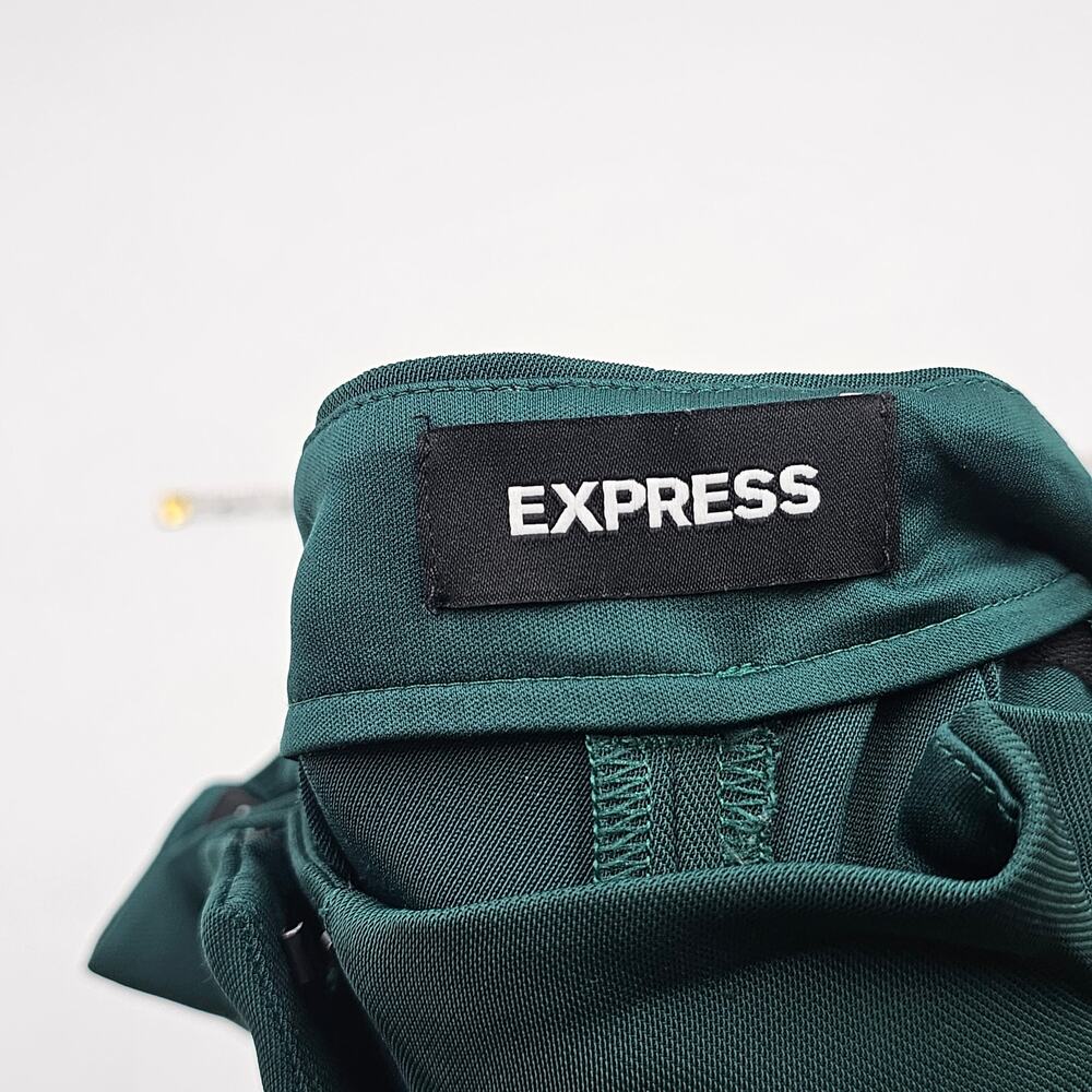 Express Green Wide Leg Pants - Picture 2 of 7